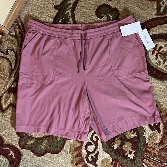 ATHLETA Size 3X Parallon Bermuda Dusty-Rose-Pink Mid-Rise Stretch Cozy $79 NEW - Picture 3 of 16